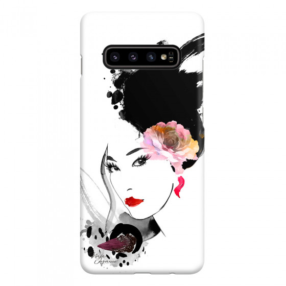 SAMSUNG - Galaxy S10 - 3D Snap Case - Black Beauty