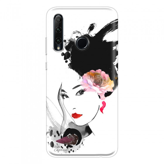 HONOR - Honor 20 lite - Soft Clear Case - Black Beauty