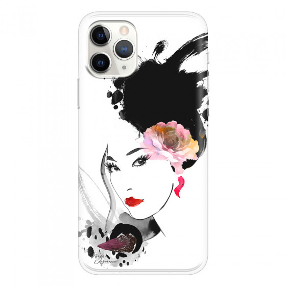 APPLE - iPhone 11 Pro - Soft Clear Case - Black Beauty