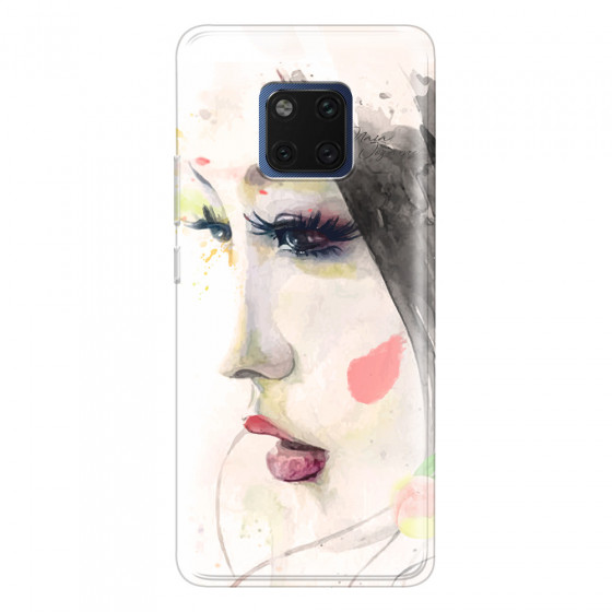 HUAWEI - Mate 20 Pro - Soft Clear Case - Face of a Beauty
