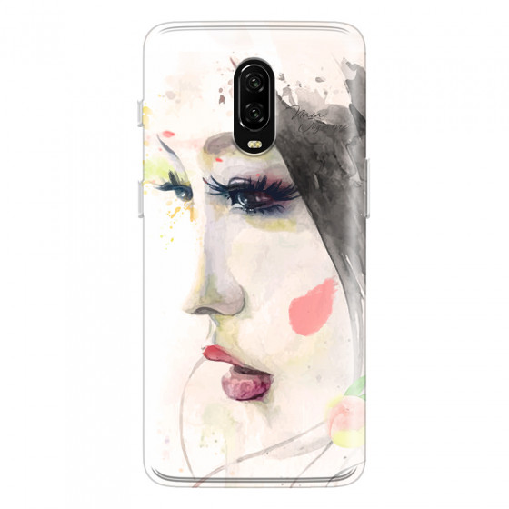 ONEPLUS - OnePlus 6T - Soft Clear Case - Face of a Beauty