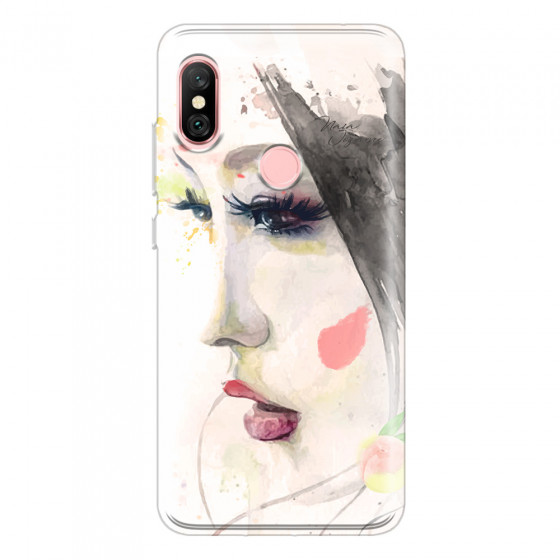 XIAOMI - Redmi Note 6 Pro - Soft Clear Case - Face of a Beauty