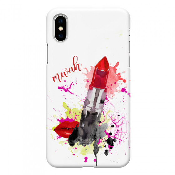 APPLE - iPhone XS - 3D Snap Case - Lipstick