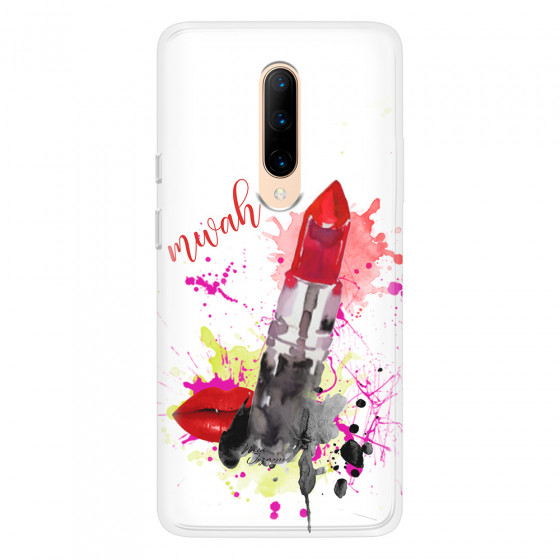 ONEPLUS - OnePlus 7 Pro - Soft Clear Case - Lipstick