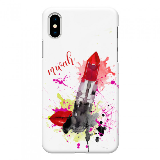 APPLE - iPhone X - 3D Snap Case - Lipstick
