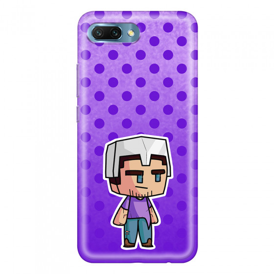 HONOR - Honor 10 - Soft Clear Case - Purple Shield Crafter