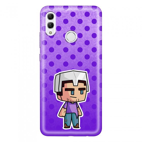 HONOR - Honor 10 Lite - Soft Clear Case - Purple Shield Crafter