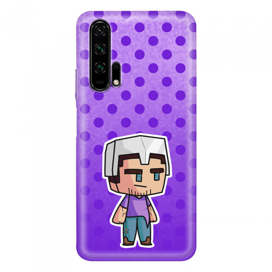 HONOR - Honor 20 Pro - Soft Clear Case - Purple Shield Crafter