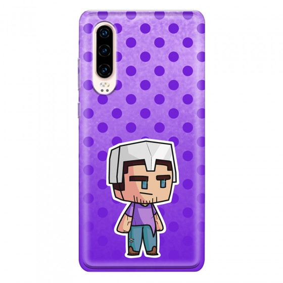 HUAWEI - P30 - Soft Clear Case - Purple Shield Crafter
