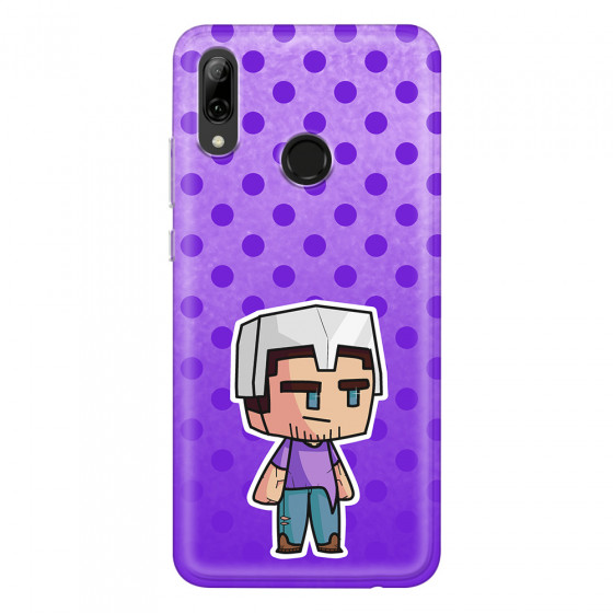 HUAWEI - P Smart 2019 - Soft Clear Case - Purple Shield Crafter