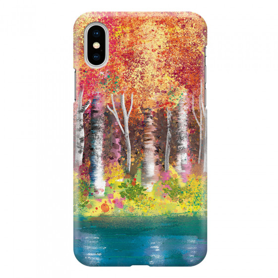 APPLE - iPhone XS Max - 3D Snap Case - Calm Birch Trees