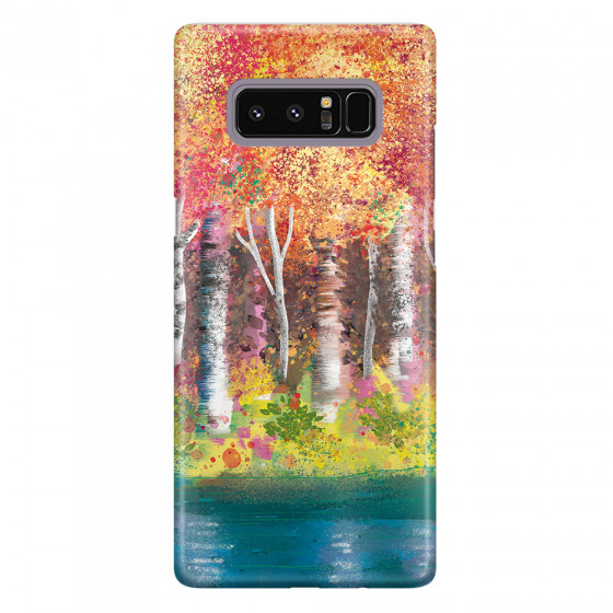 SAMSUNG - Galaxy Note 8 - 3D Snap Case - Calm Birch Trees