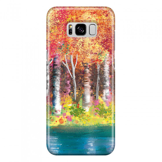 SAMSUNG - Galaxy S8 - 3D Snap Case - Calm Birch Trees