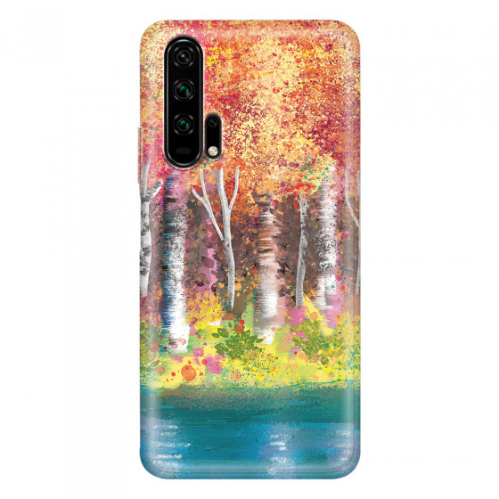 HONOR - Honor 20 Pro - Soft Clear Case - Calm Birch Trees
