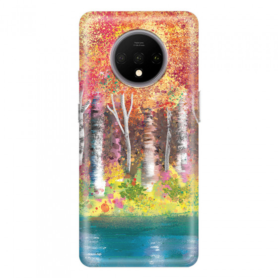 ONEPLUS - OnePlus 7T - Soft Clear Case - Calm Birch Trees
