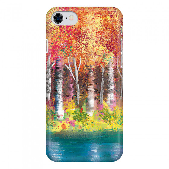 APPLE - iPhone 8 - 3D Snap Case - Calm Birch Trees