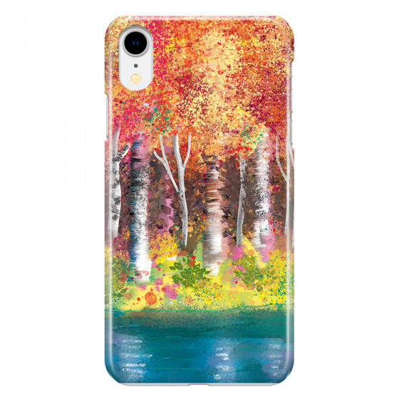 APPLE - iPhone XR - 3D Snap Case - Calm Birch Trees