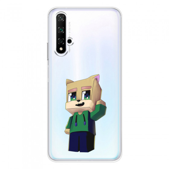 HONOR - Honor 20 - Soft Clear Case - Clear Fox Player