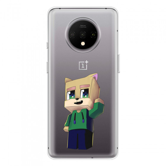 ONEPLUS - OnePlus 7T - Soft Clear Case - Clear Fox Player