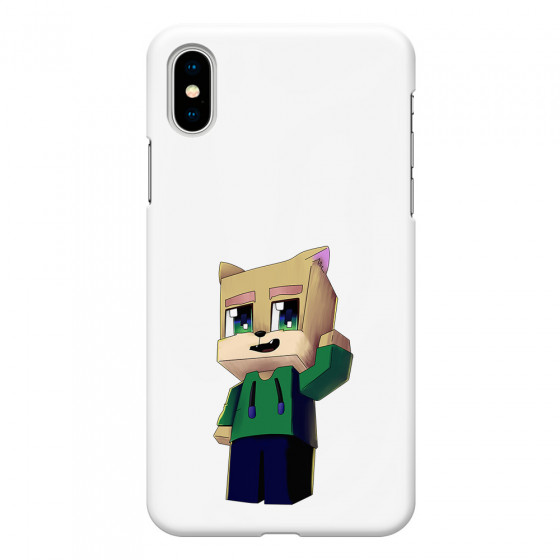 APPLE - iPhone X - 3D Snap Case - Clear Fox Player