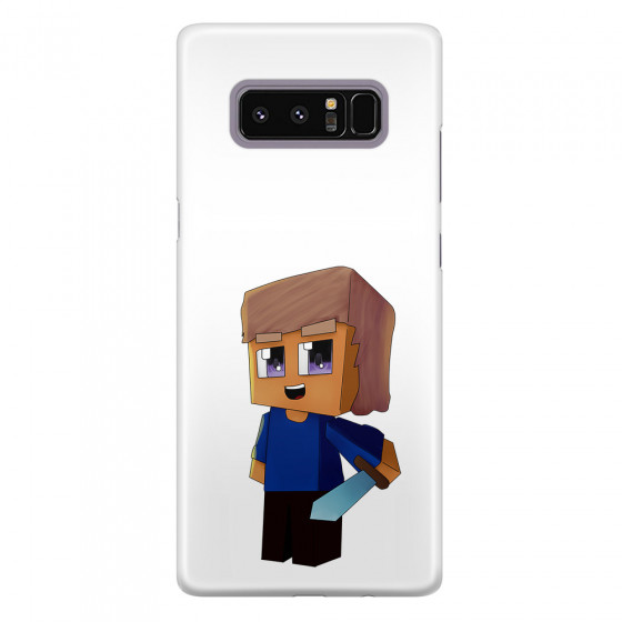 SAMSUNG - Galaxy Note 8 - 3D Snap Case - Clear Sword Kid