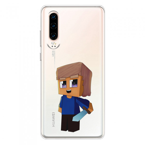 HUAWEI - P30 - Soft Clear Case - Clear Sword Kid