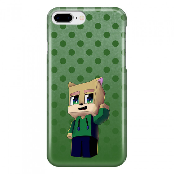 APPLE - iPhone 8 Plus - 3D Snap Case - Green Fox Player