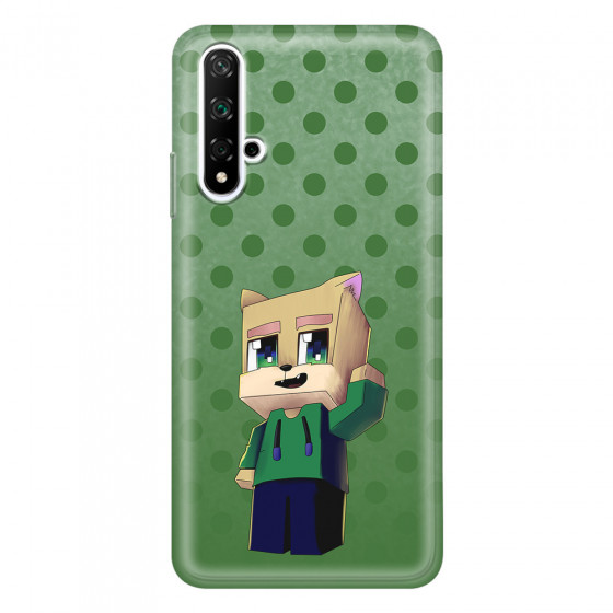 HONOR - Honor 20 - Soft Clear Case - Green Fox Player