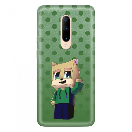 ONEPLUS - OnePlus 7 Pro - Soft Clear Case - Green Fox Player