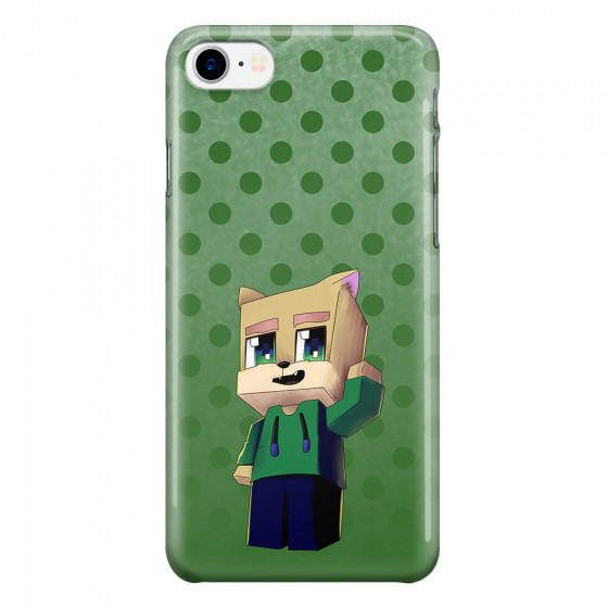 APPLE - iPhone 7 - 3D Snap Case - Green Fox Player
