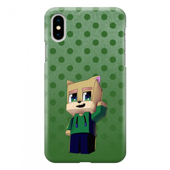 APPLE - iPhone X - 3D Snap Case - Green Fox Player