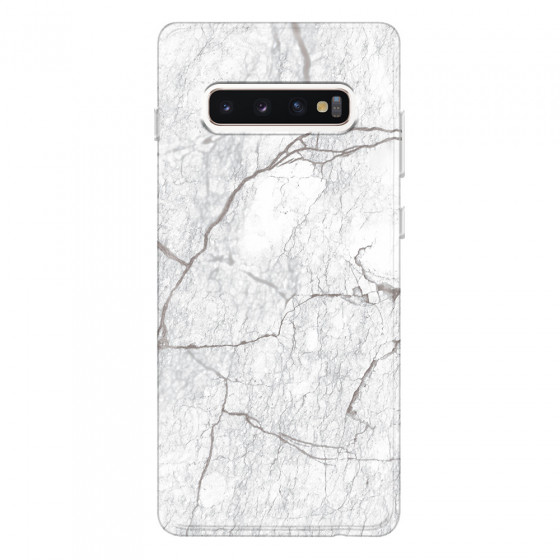 SAMSUNG - Galaxy S10 Plus - Soft Clear Case - Pure Marble Collection II.