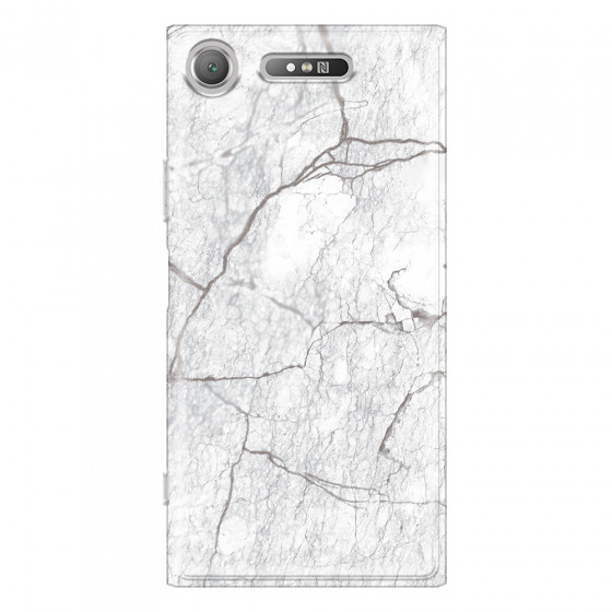 SONY - Sony Xperia XZ1 - Soft Clear Case - Pure Marble Collection II.