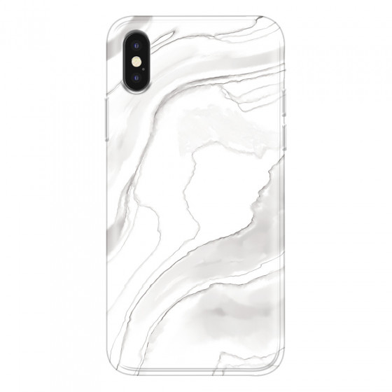 APPLE - iPhone XS - Soft Clear Case - Pure Marble Collection III.