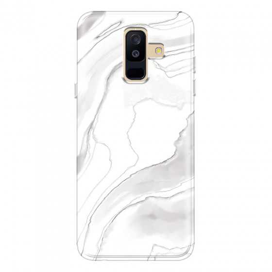 SAMSUNG - Galaxy A6 Plus 2018 - Soft Clear Case - Pure Marble Collection III.
