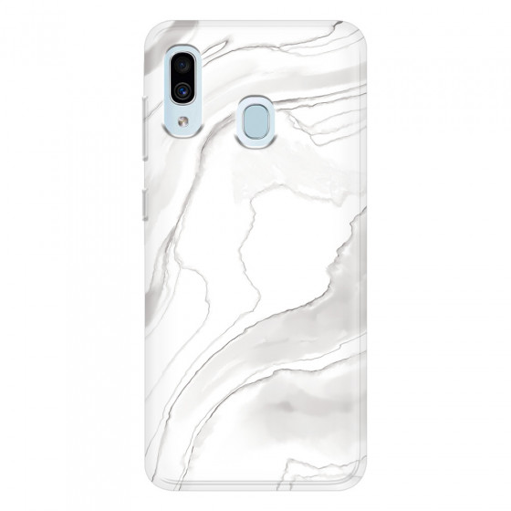 SAMSUNG - Galaxy A20 / A30 - Soft Clear Case - Pure Marble Collection III.