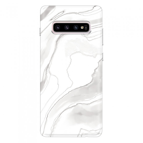 SAMSUNG - Galaxy S10 - Soft Clear Case - Pure Marble Collection III.