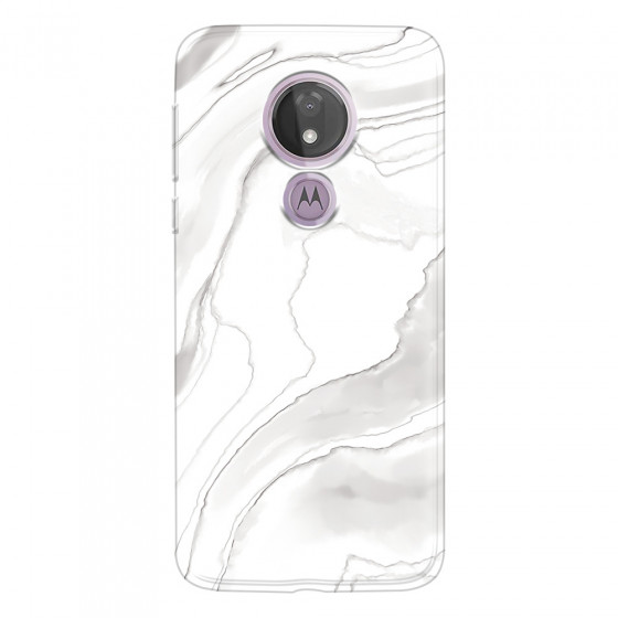 MOTOROLA by LENOVO - Moto G7 Power - Soft Clear Case - Pure Marble Collection III.