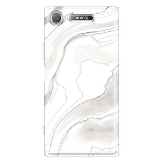 SONY - Sony Xperia XZ1 - Soft Clear Case - Pure Marble Collection III.