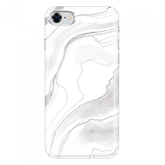 APPLE - iPhone 8 - Soft Clear Case - Pure Marble Collection III.
