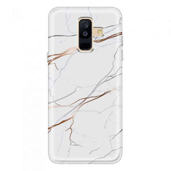 SAMSUNG - Galaxy A6 Plus 2018 - Soft Clear Case - Pure Marble Collection IV.