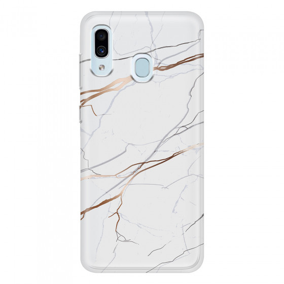SAMSUNG - Galaxy A20 / A30 - Soft Clear Case - Pure Marble Collection IV.