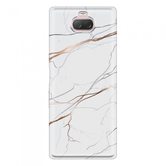SONY - Sony Xperia 10 Plus - Soft Clear Case - Pure Marble Collection IV.
