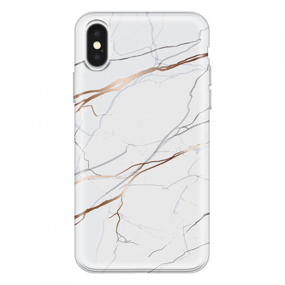 APPLE - iPhone X - Soft Clear Case - Pure Marble Collection IV.