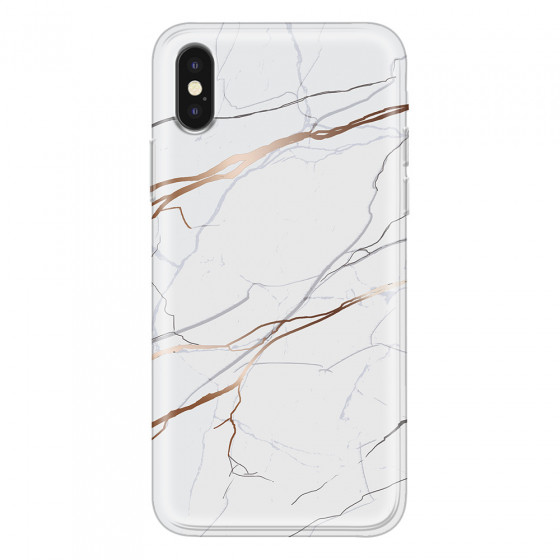 APPLE - iPhone XS Max - Soft Clear Case - Pure Marble Collection IV.