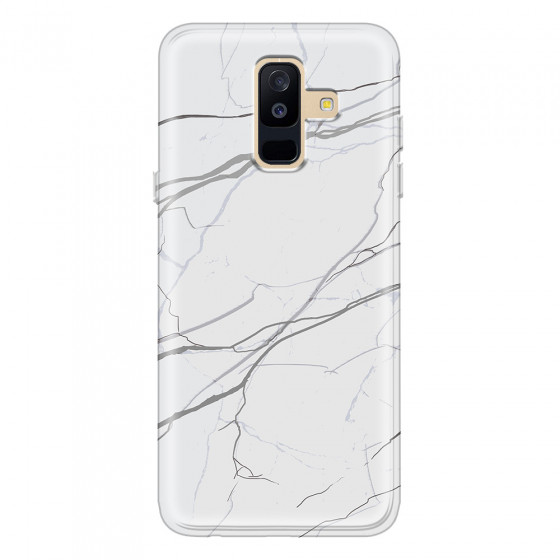 SAMSUNG - Galaxy A6 Plus 2018 - Soft Clear Case - Pure Marble Collection V.