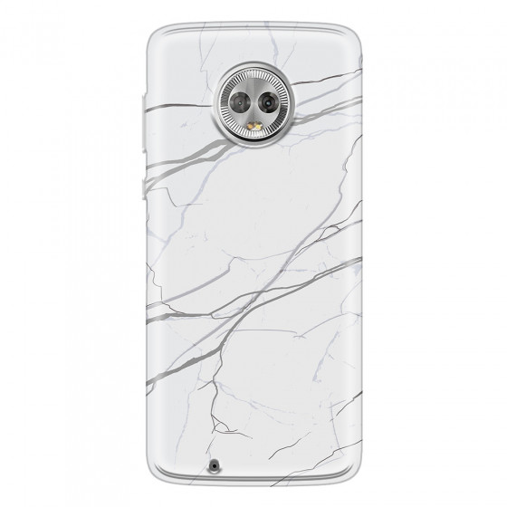 MOTOROLA by LENOVO - Moto G6 - Soft Clear Case - Pure Marble Collection V.