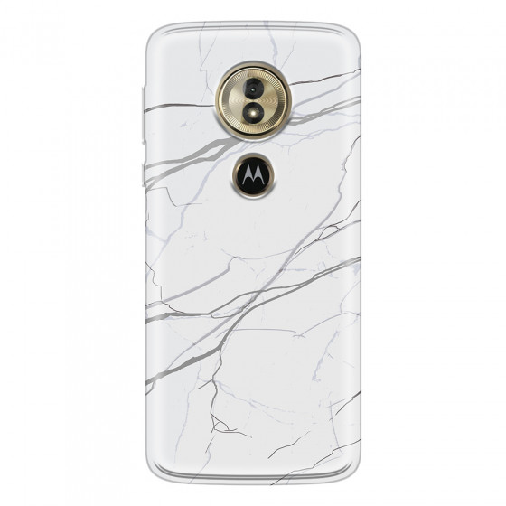 MOTOROLA by LENOVO - Moto G6 Play - Soft Clear Case - Pure Marble Collection V.