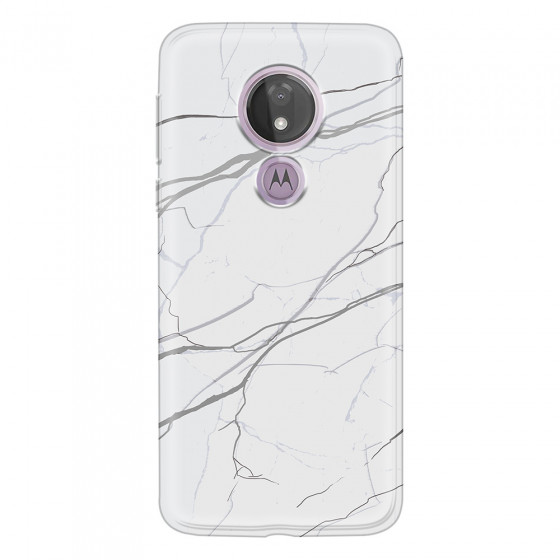 MOTOROLA by LENOVO - Moto G7 Power - Soft Clear Case - Pure Marble Collection V.