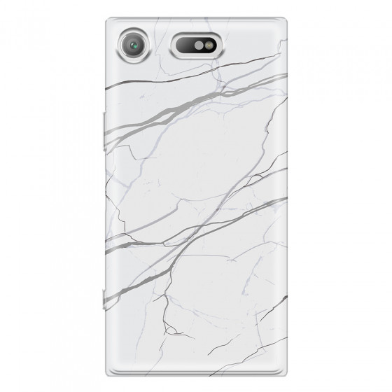 SONY - Sony Xperia XZ1 Compact - Soft Clear Case - Pure Marble Collection V.